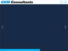 Tablet Screenshot of gkmconsultants.com